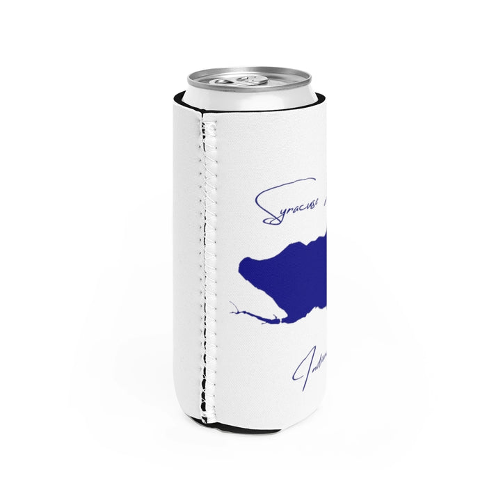 Indiana  Syracuse  Lake  Slim  Can  Koozie  all  position  view  from  right  white.webp