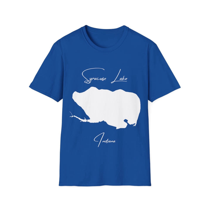 Indiana  Syracuse  Lake  T-shirt  front  position  view  from  front  royal.webp