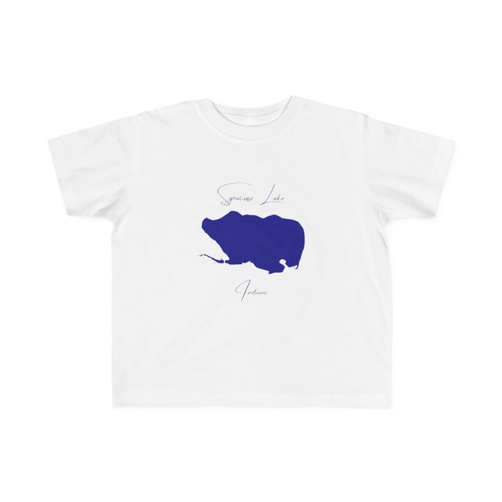 Indiana  Syracuse  Lake  Toddler  T-shirt  front  position  view  from  front  white.webp