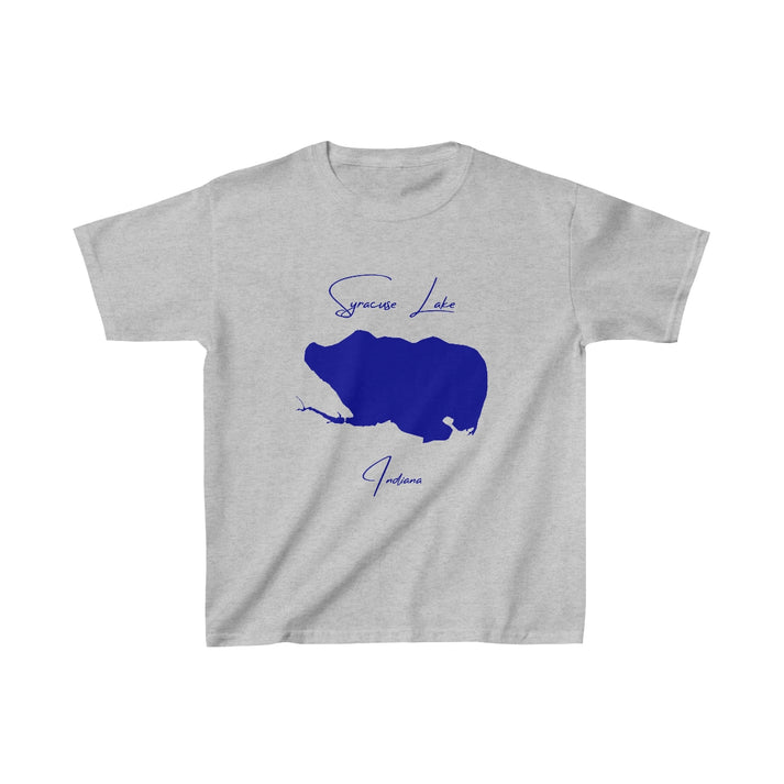 Indiana  Syracuse  Lake  Youth  T-shirt  front  position  view  from  front  sport  grey.webp