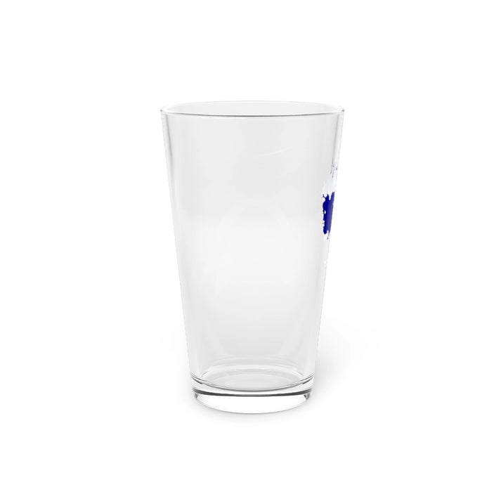 Indiana  Webster  Lake  16oz  Pint  Glass  front  position  view  from  left  16oz.webp