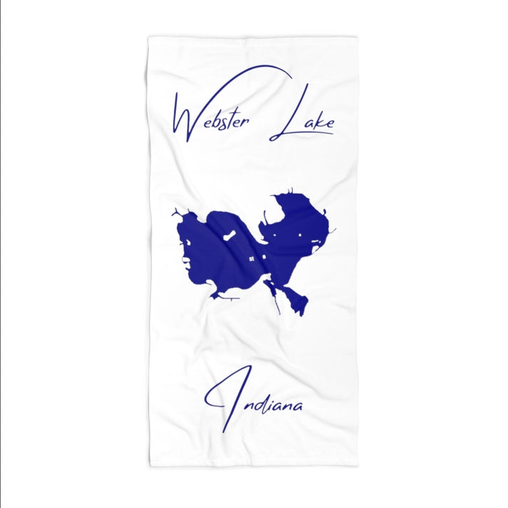 Indiana  Webster  Lake  Beach  Towel  front  position  view  from  front  36  x  72.webp