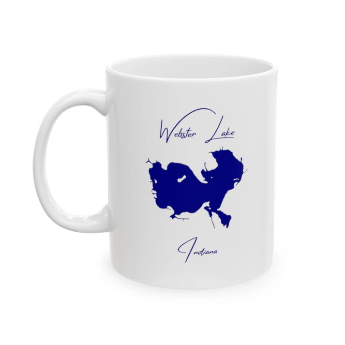 Indiana  Webster  Lake  Ceramic  Mug  other  position  view  from  left  11oz.webp