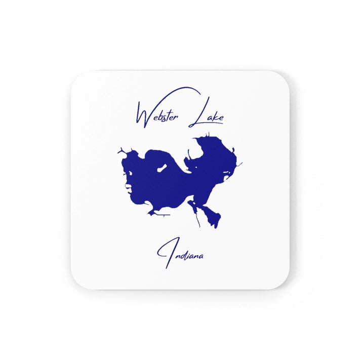 Indiana  Webster  Lake  Coaster  Set  front  position  view  from  front  3.75  x  3.75.webp