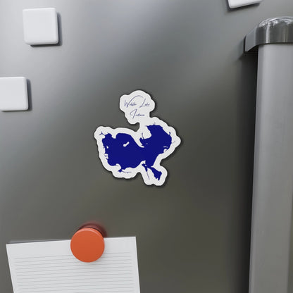 Indiana  Webster  Lake  Die  Cut  Magnet  front  position  view  from  context-1  4  x  4.webp