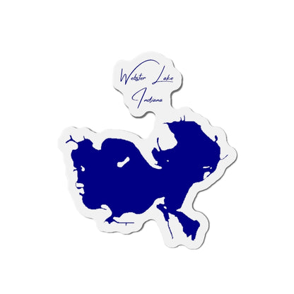 Indiana  Webster  Lake  Die  Cut  Magnet  front  position  view  from  front  4  x  4.webp