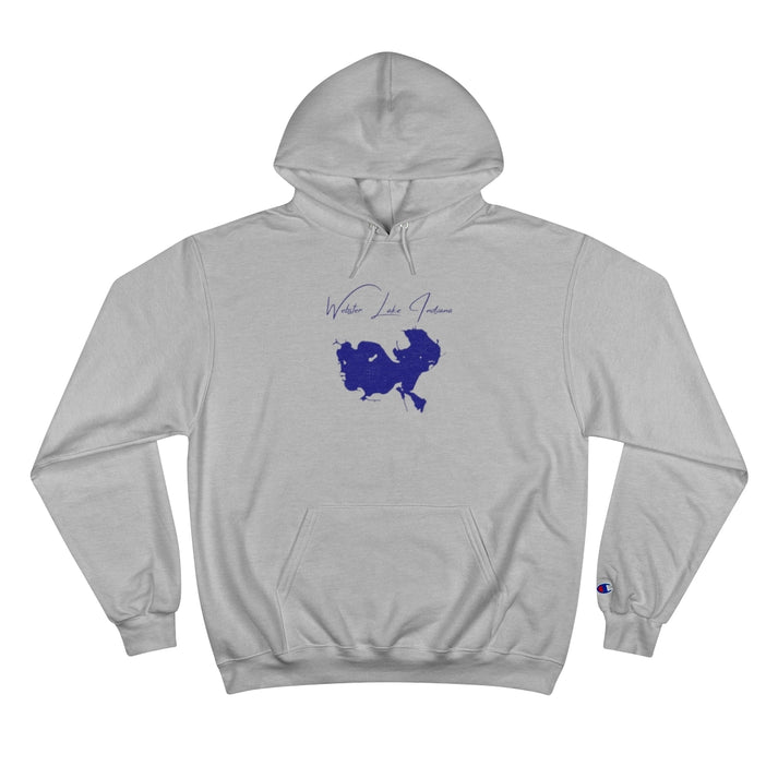 Indiana  Webster  Lake  Hoodie  front  position  view  from  front  light  steel.webp
