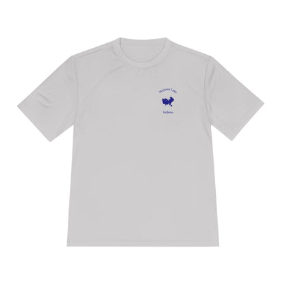 Indiana  Webster  Lake  Moisture  Wicking  Tee  front  position  view  from  front  silver.webp
