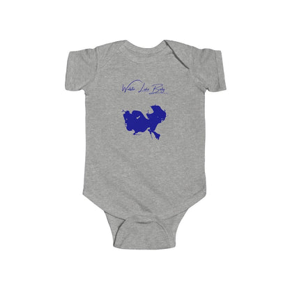 Indiana  Webster  Lake  Onesie  front  position  view  from  front  heather.webp