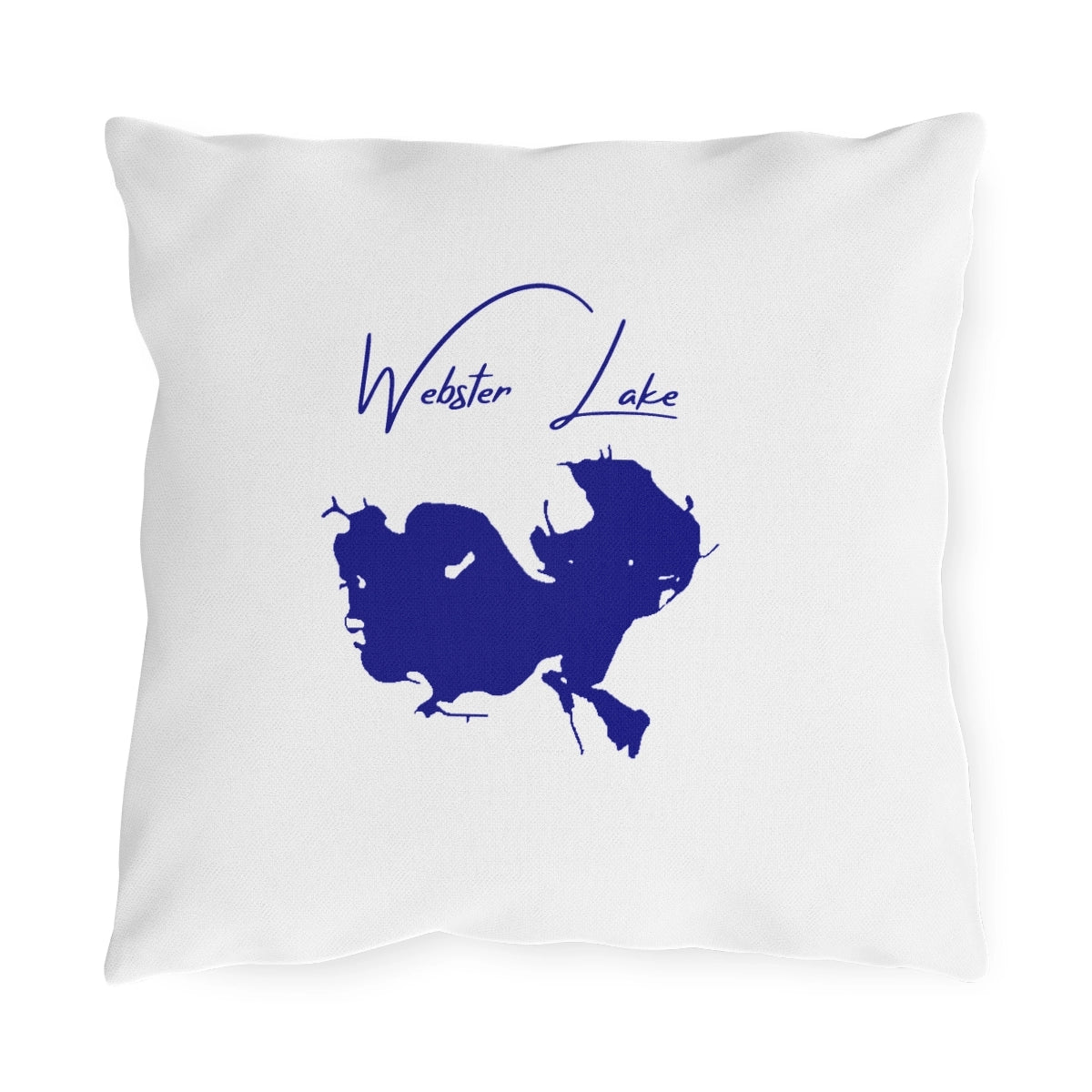 Indiana  Webster  Lake  Outdoor  Pillow  front  position  view  from  front  16  x  16.webp