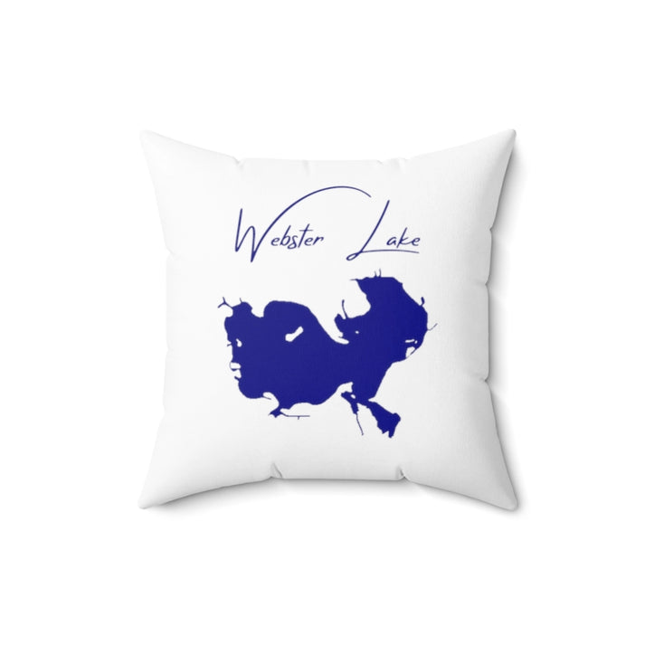 Indiana  Webster  Lake  Pillow  front  position  view  from  back  16  x  16.webp