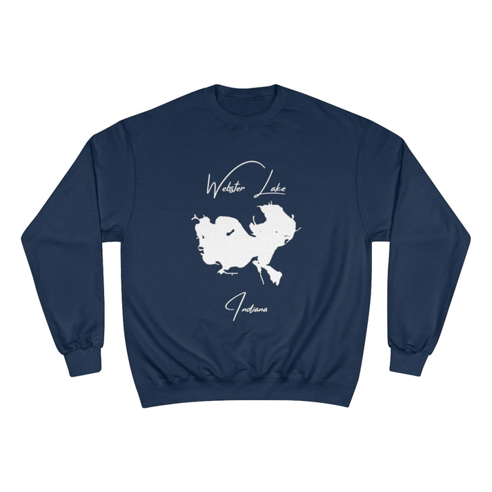 Indiana  Webster  Lake  Sweatshirt  front  position  view  from  front  navy.webp