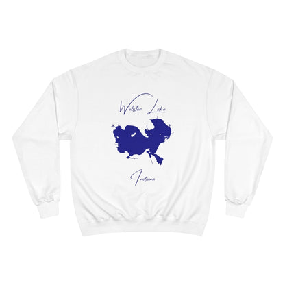 Indiana  Webster  Lake  Sweatshirt  front  position  view  from  front  white.webp