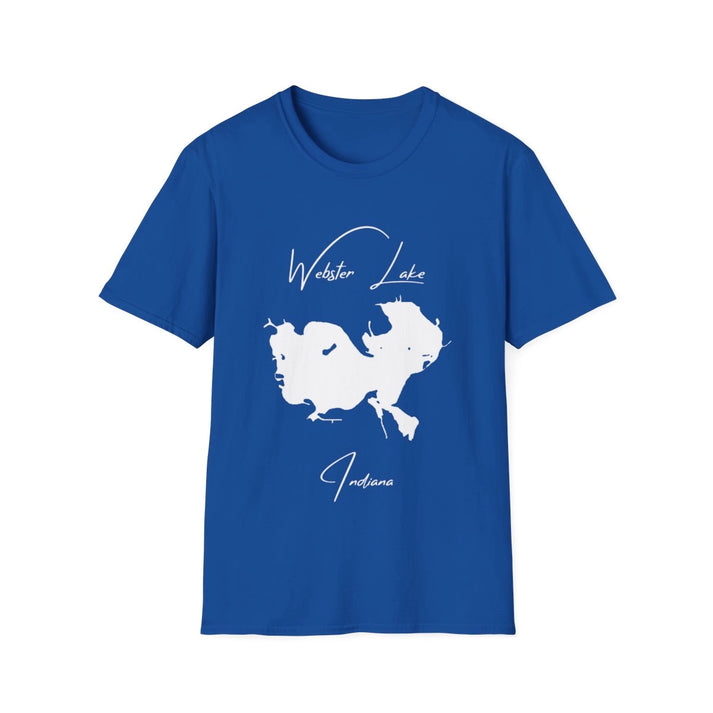 Indiana  Webster  Lake  T-shirt  front  position  view  from  front  royal.webp