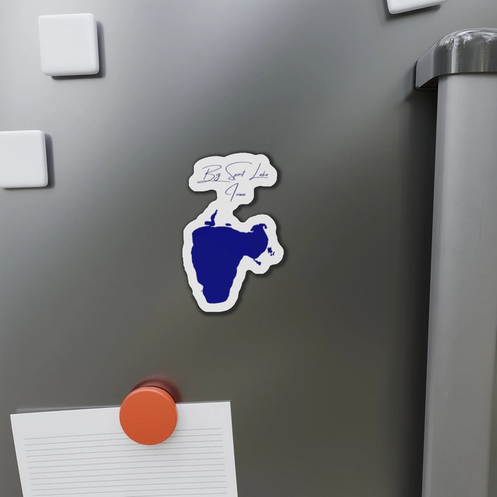 Iowa  Big  Spirit  Lake  Die  Cut  Magnet  front  position  view  from  context-1  4  x  4.webp