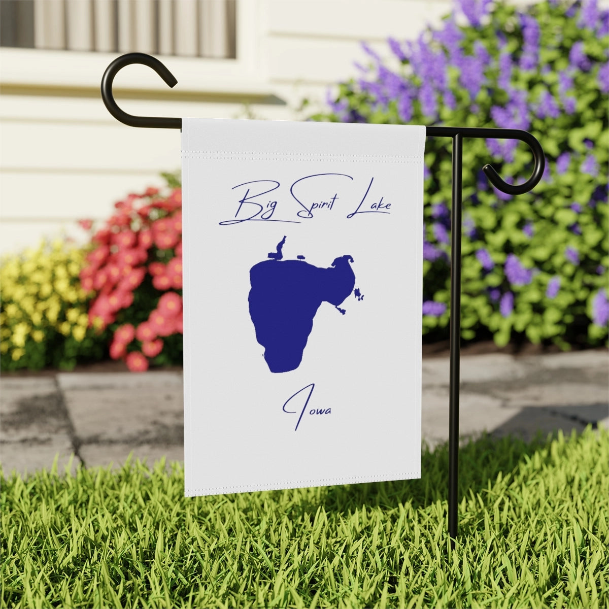 Iowa  Big  Spirit  Lake  Garden  Banner  other  position  view  from  context-2  12''  x  18''.webp