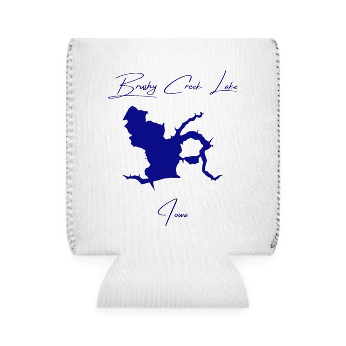 Iowa  Brushy  Creek  Lake  Can  Koozie  front  position  view  from  front-1  white.webp