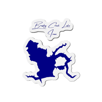 Iowa  Brushy  Creek  Lake  Die  Cut  Magnet  front  position  view  from  front  4  x  4.webp