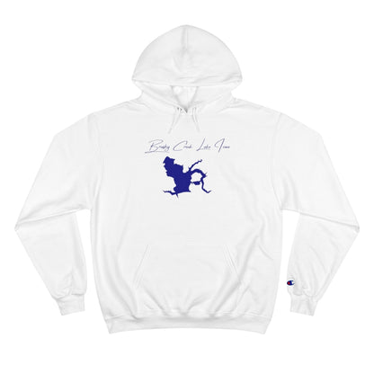 Iowa  Brushy  Creek  Lake  Hoodie  front  position  view  from  front  white.webp