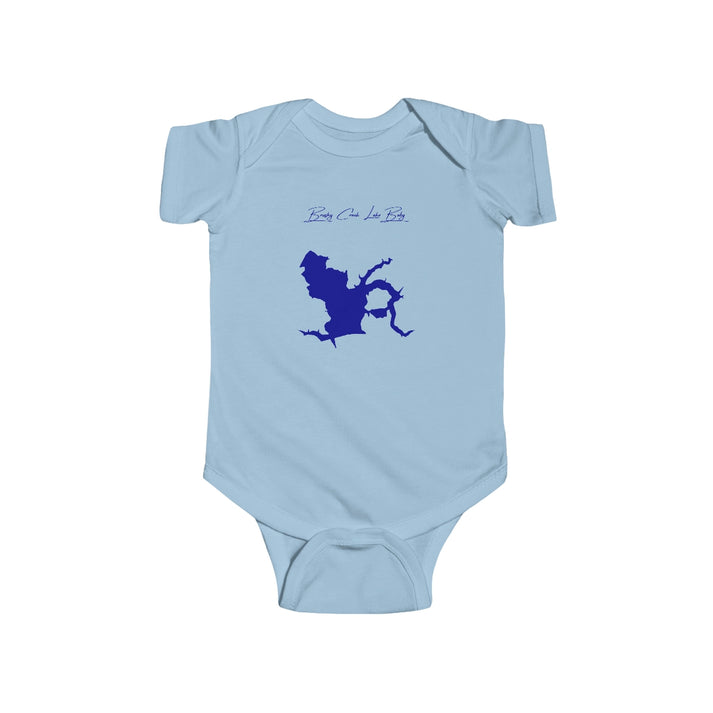 Iowa  Brushy  Creek  Lake  Onesie  front  position  view  from  front  light  blue.webp