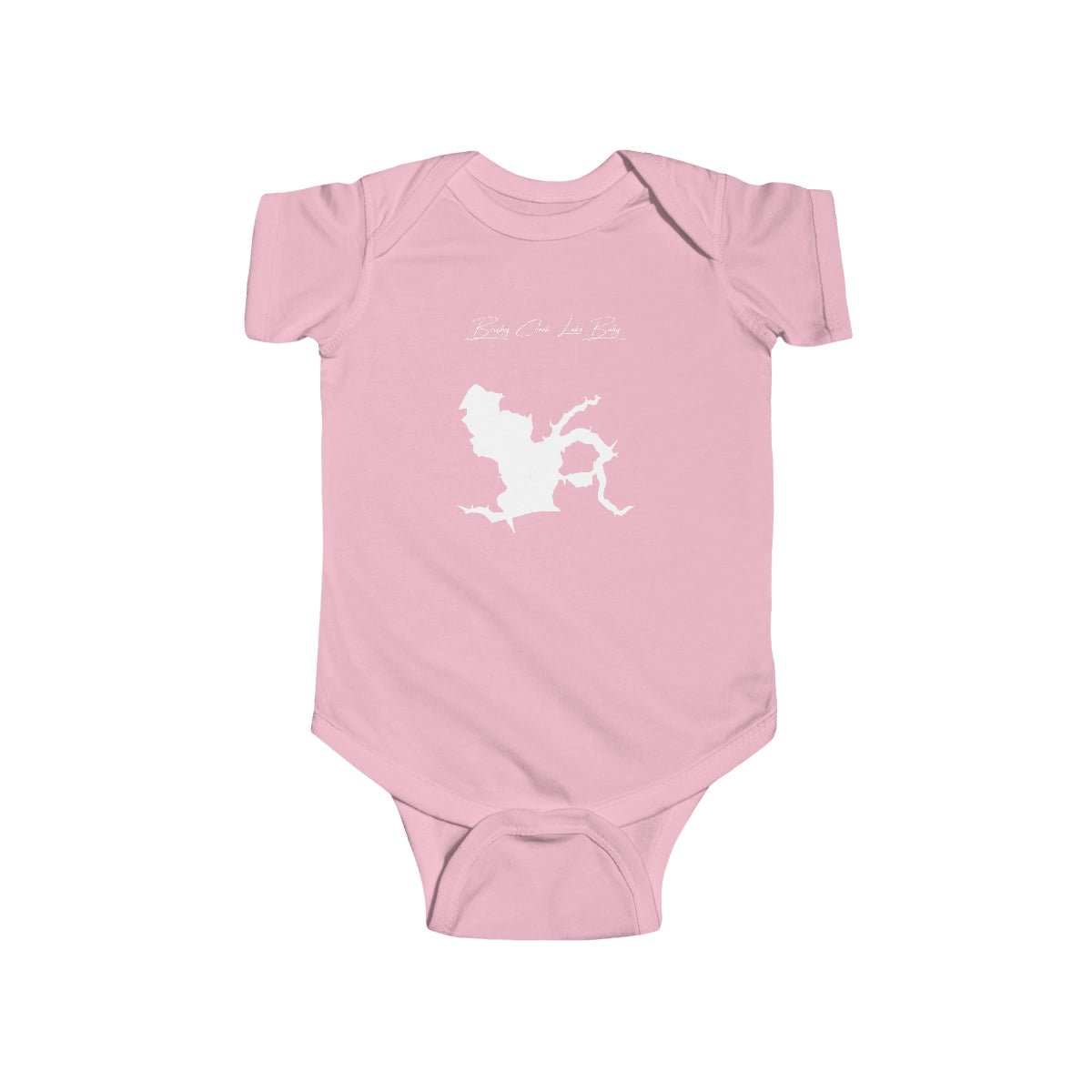 Iowa  Brushy  Creek  Lake  Onesie  front  position  view  from  front  pink.webp
