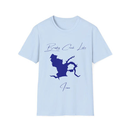 Iowa  Brushy  Creek  Lake  T-shirt  front  position  view  from  front  light  blue.webp