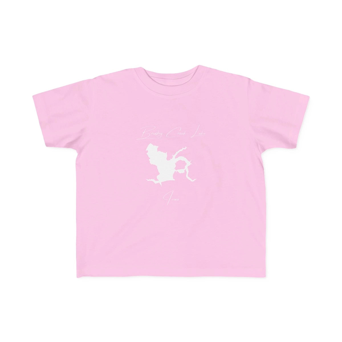 Iowa  Brushy  Creek  Lake  Toddler  T-shirt  front  position  view  from  front  pink.webp
