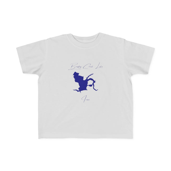 Iowa  Brushy  Creek  Lake  Toddler  T-shirt  front  position  view  from  front  silver.webp