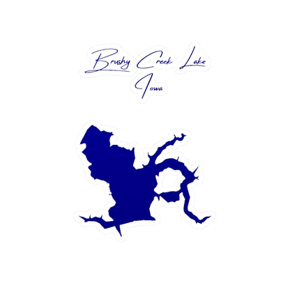 Iowa  Brushy  Creek  Lake  Vinyl  Decal  other  position  view  from  front  4  x  6.webp