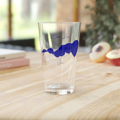 Iowa  Clear  Lake  16oz  Pint  Glass  front  position  view  from  context-2  16oz.webp