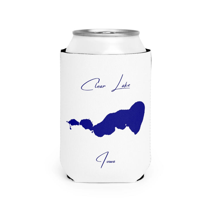 Iowa  Clear  Lake  Can  Koozie  front  position  view  from  front-2  white.webp