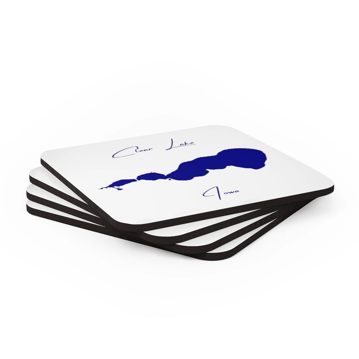 Iowa  Clear  Lake  Coaster  Set  front  position  view  from  stacked  3.75  x  3.75.webp