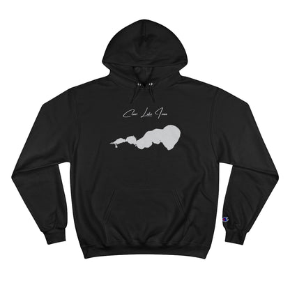Iowa  Clear  Lake  Hoodie  front  position  view  from  front  black.webp
