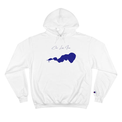 Iowa  Clear  Lake  Hoodie  front  position  view  from  front  white.webp