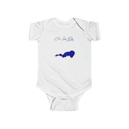 Iowa  Clear  Lake  Onesie  front  position  view  from  front  white.webp