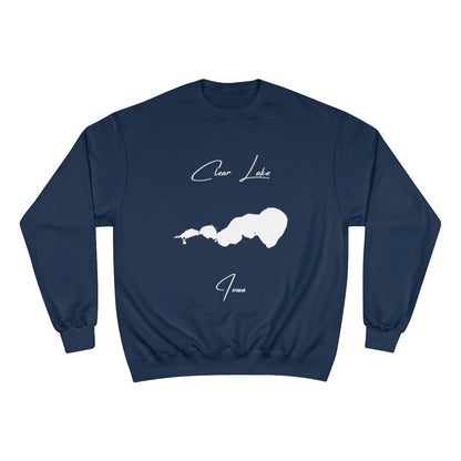 Iowa  Clear  Lake  Sweatshirt  front  position  view  from  front  navy.webp