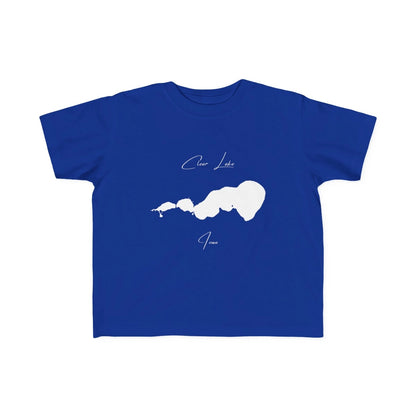 Iowa  Clear  Lake  Toddler  T-shirt  front  position  view  from  front  royal.webp