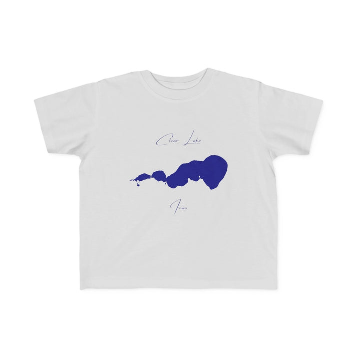 Iowa  Clear  Lake  Toddler  T-shirt  front  position  view  from  front  silver.webp