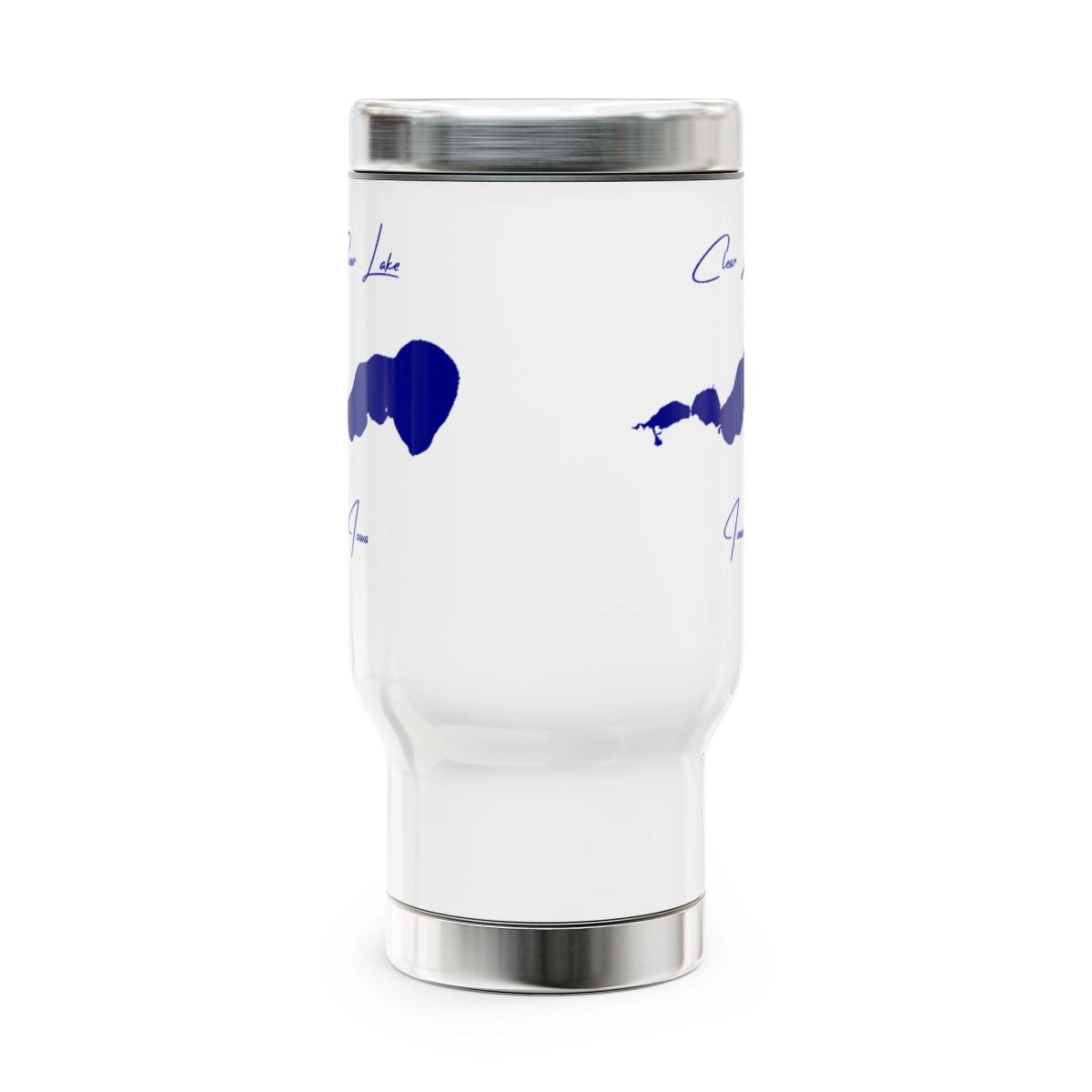 Iowa  Clear  Lake  Travel  Mug  other  position  view  from  front  14oz.webp