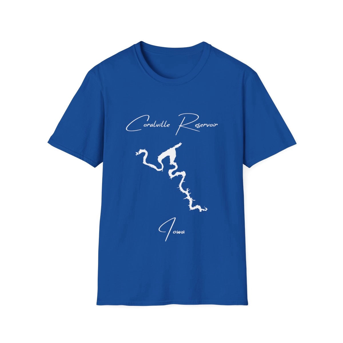 Iowa  Coralville  Reservoir  T-shirt  front  position  view  from  front  royal.webp