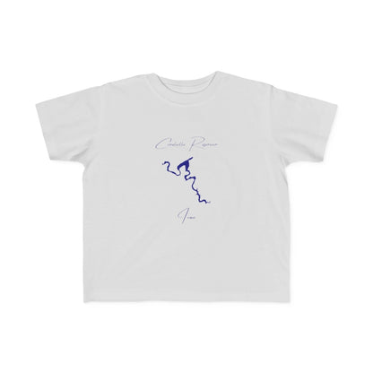 Iowa  Coralville  Reservoir  Toddler  T-shirt  front  position  view  from  front  silver.webp