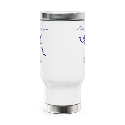 Iowa  Coralville  Reservoir  Travel  Mug  other  position  view  from  front  14oz.webp