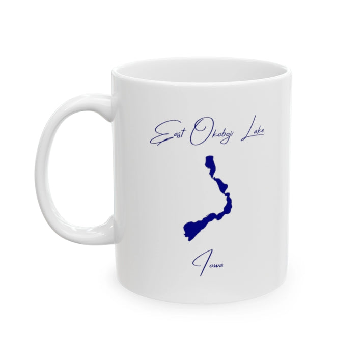 Iowa  East  Okoboji  Lake  Ceramic  Mug  other  position  view  from  left  11oz.webp