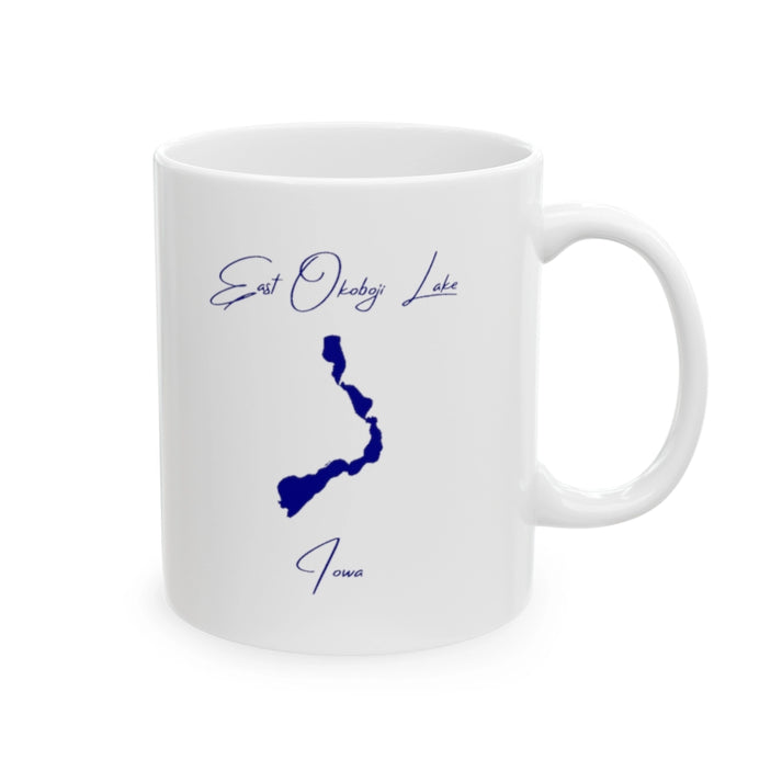 Iowa  East  Okoboji  Lake  Ceramic  Mug  other  position  view  from  right  11oz.webp