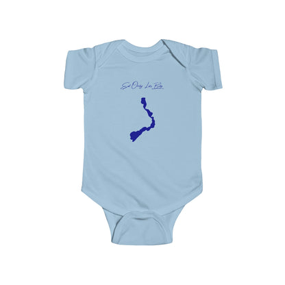 Iowa  East  Okoboji  Lake  Onesie  front  position  view  from  front  light  blue.webp