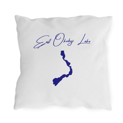 Iowa  East  Okoboji  Lake  Outdoor  Pillow  back  position  view  from  back  18  x  18.webp