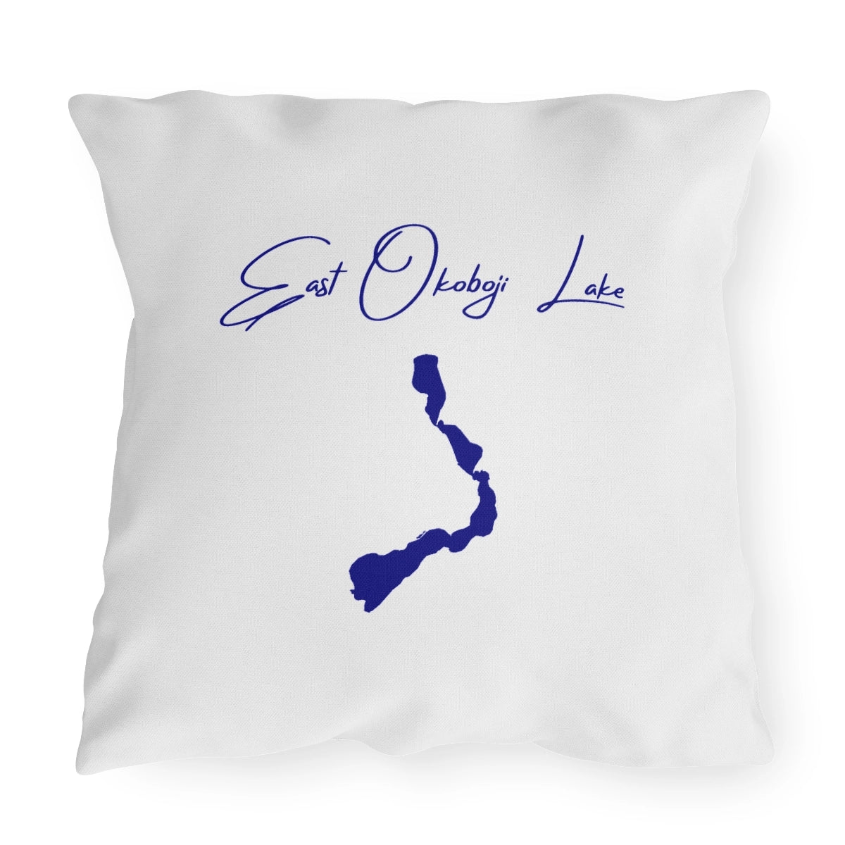 Iowa  East  Okoboji  Lake  Outdoor  Pillow  front  position  view  from  front  20  x  20.webp