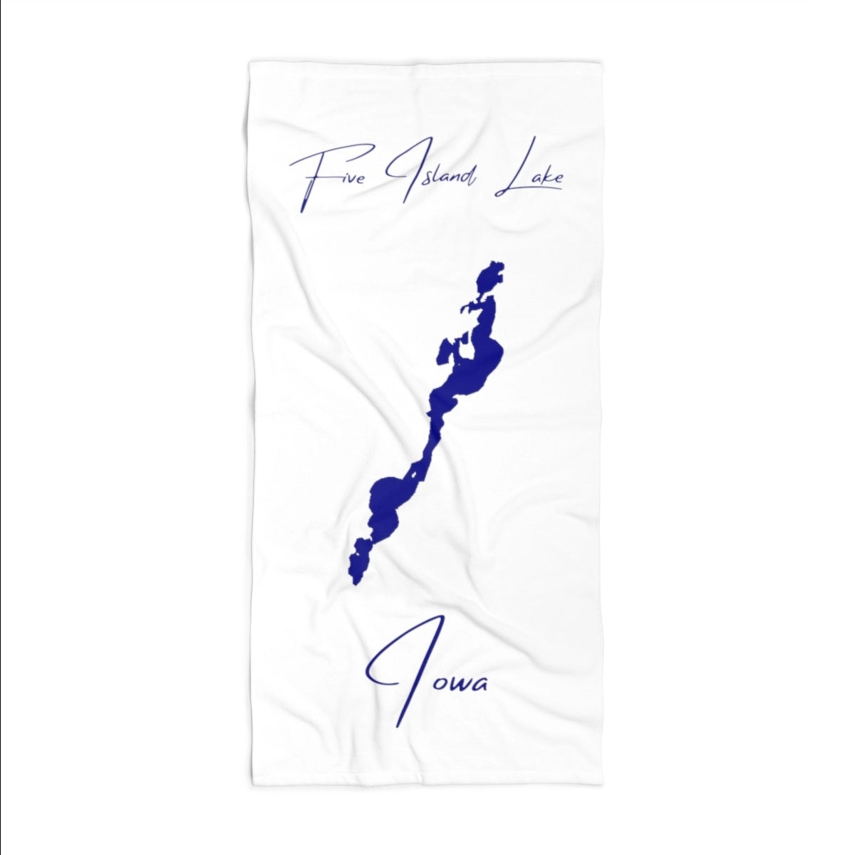 Iowa  Five  Island  Lake  Beach  Towel  front  position  view  from  front  36  x  72.webp