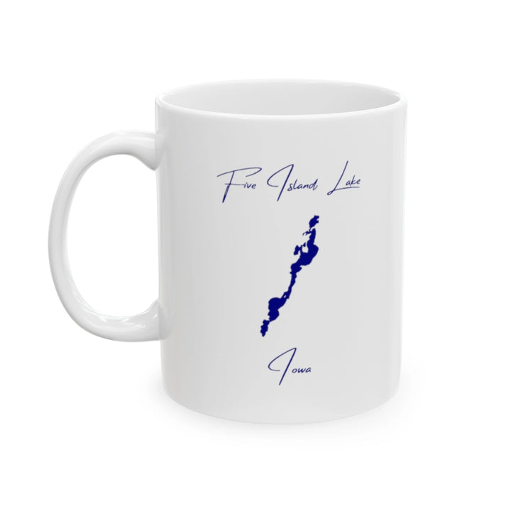 Iowa  Five  Island  Lake  Ceramic  Mug  other  position  view  from  left  11oz.webp