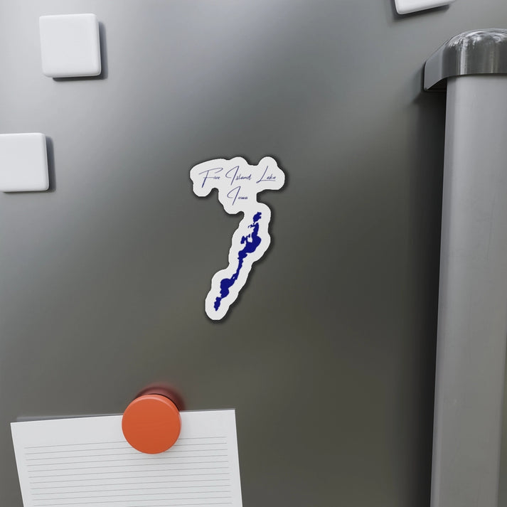 Iowa  Five  Island  Lake  Die  Cut  Magnet  front  position  view  from  context-1  4  x  4.webp